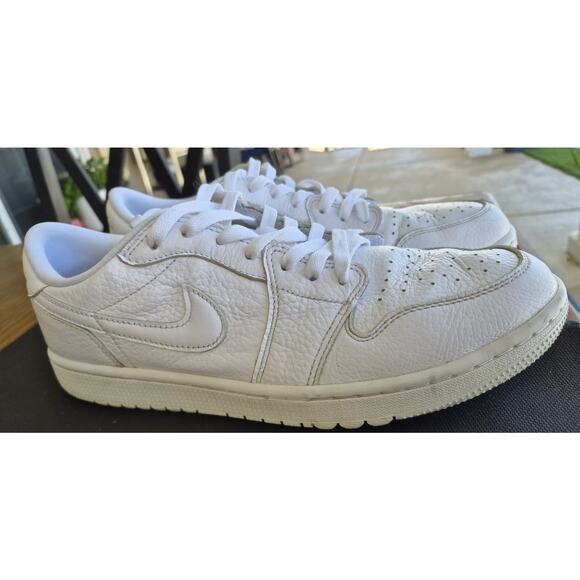 Air Jordan 1 Low Golf Triple White 2021 Men\'s Size 11.5